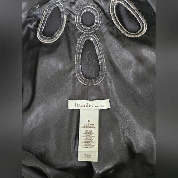 EUC Size 6 100% Silk Laundry by Design Evening Dress - Picture 10 of 11